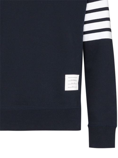 Sweatshirt with striped detail on the sleeve THOM BROWNE | MJT021H00535461